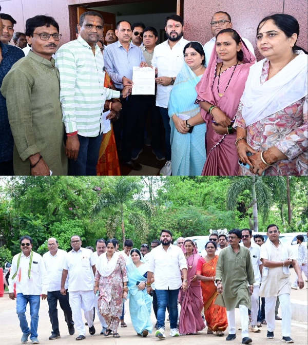 बेमेतरा छत्तीसगढ़ में कांग्रेस का शराब दुकान का विरोध: पूर्व विधायक आशीष छाबड़ा ने कलेक्टर को सौंपा ज्ञापन”