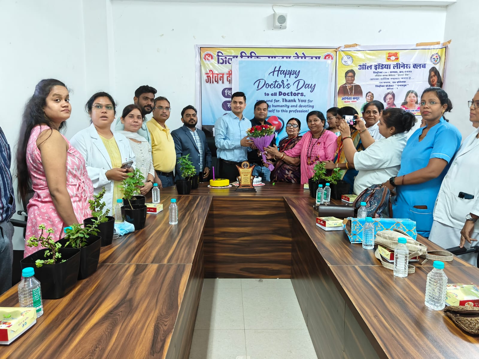 राष्ट्रीय डॉक्टर्स डे पर लीनेस क्लब ‘प्रेरणा मेन’ ने जताया आभार